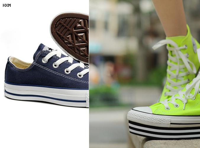 tenis converse naranjas